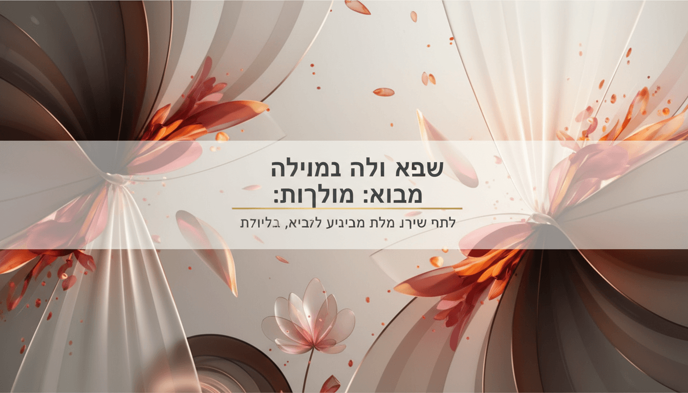 חדרים לפי שעה בישראל: המדריך המלא